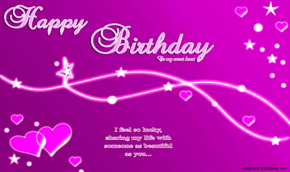 happy birthday wallpaper free, violet, pink, text, purple, heart, graphic design, magenta, font, valentine's day, line