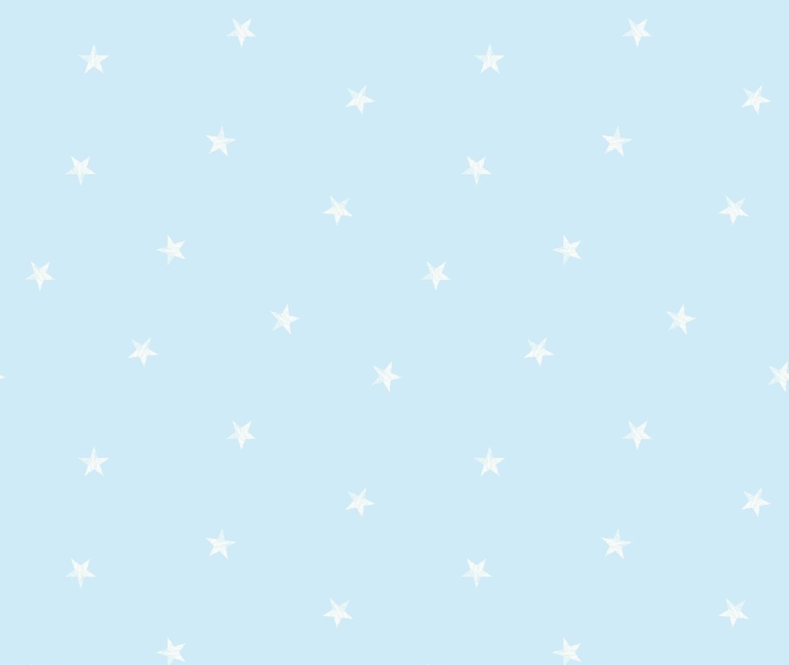 Vector line art leaves seamless pattern, baby blue, wallpaper