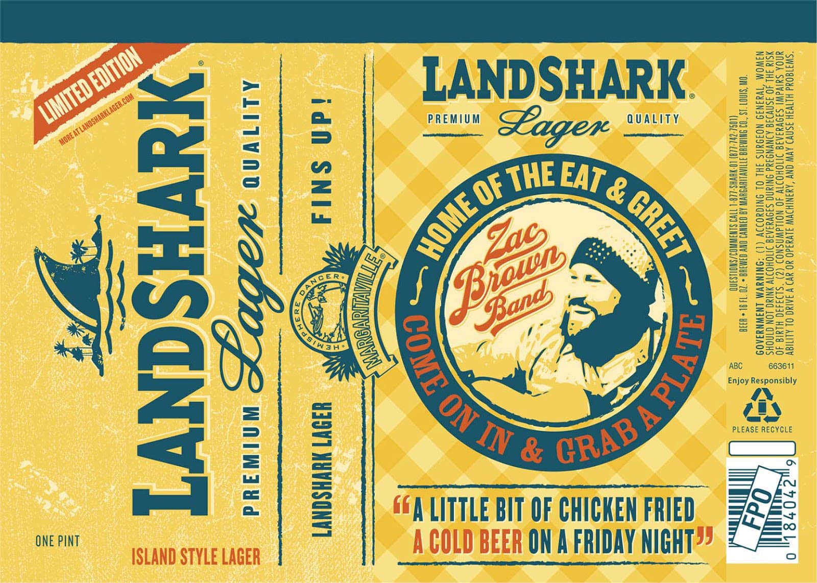 Landshark Lager's New Tune: Zac Brown Band Beer Can