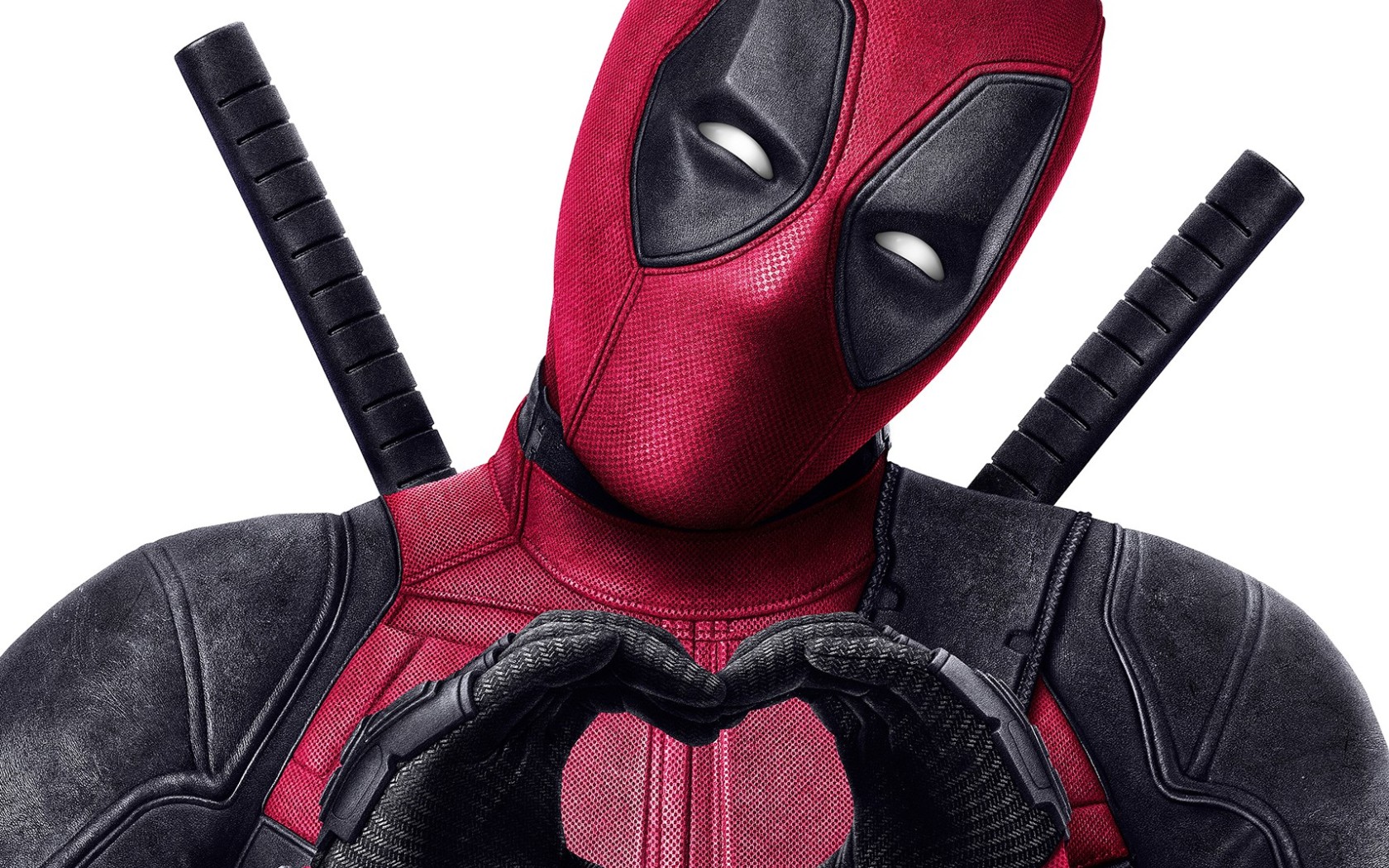 Deadpool Heart Shape Hand Wallpaper