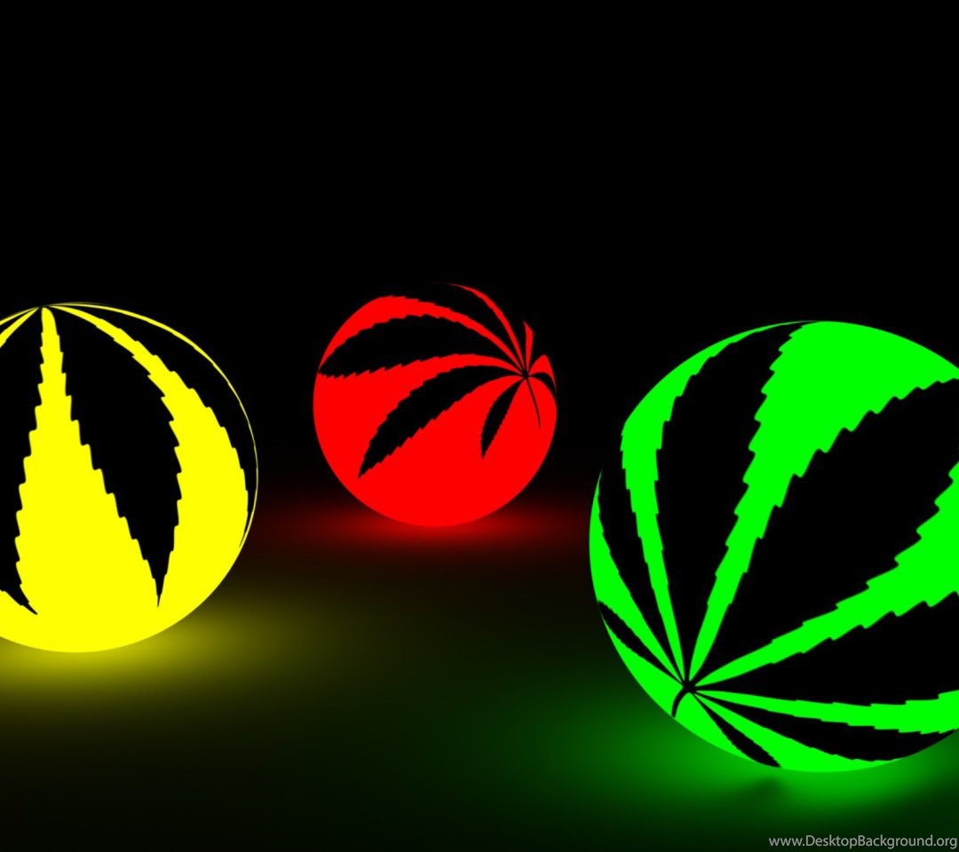 Neon Weed Balls Wallpaper For Motorola DROID RAZR MAXX Desktop Background