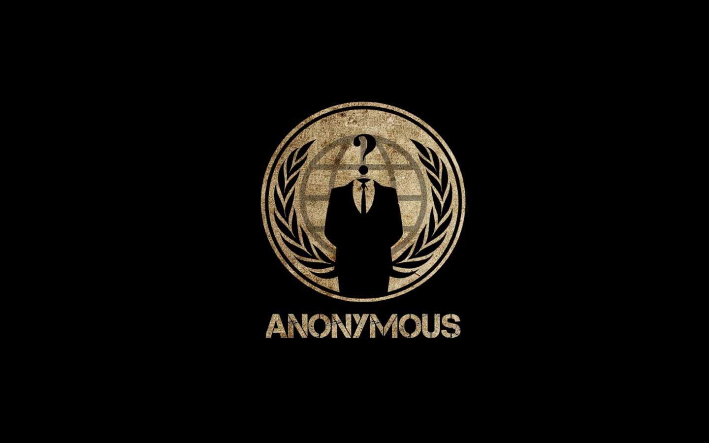 Free download Wallpaper Anonymous Black wallpaper [1440x900] for your Desktop, Mobile & Tablet. Explore Anonymous Wallpaper. Anonymous Logo Wallpaper, Anonymous Hacker Wallpaper, Anonymous Wallpaper 1366x768