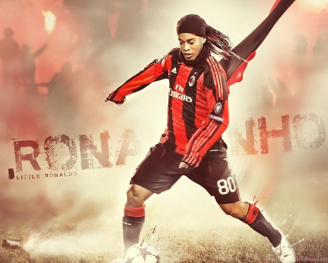 Soccer Ronaldinho Ac Milan Football Player Wallpaper Desktop Background