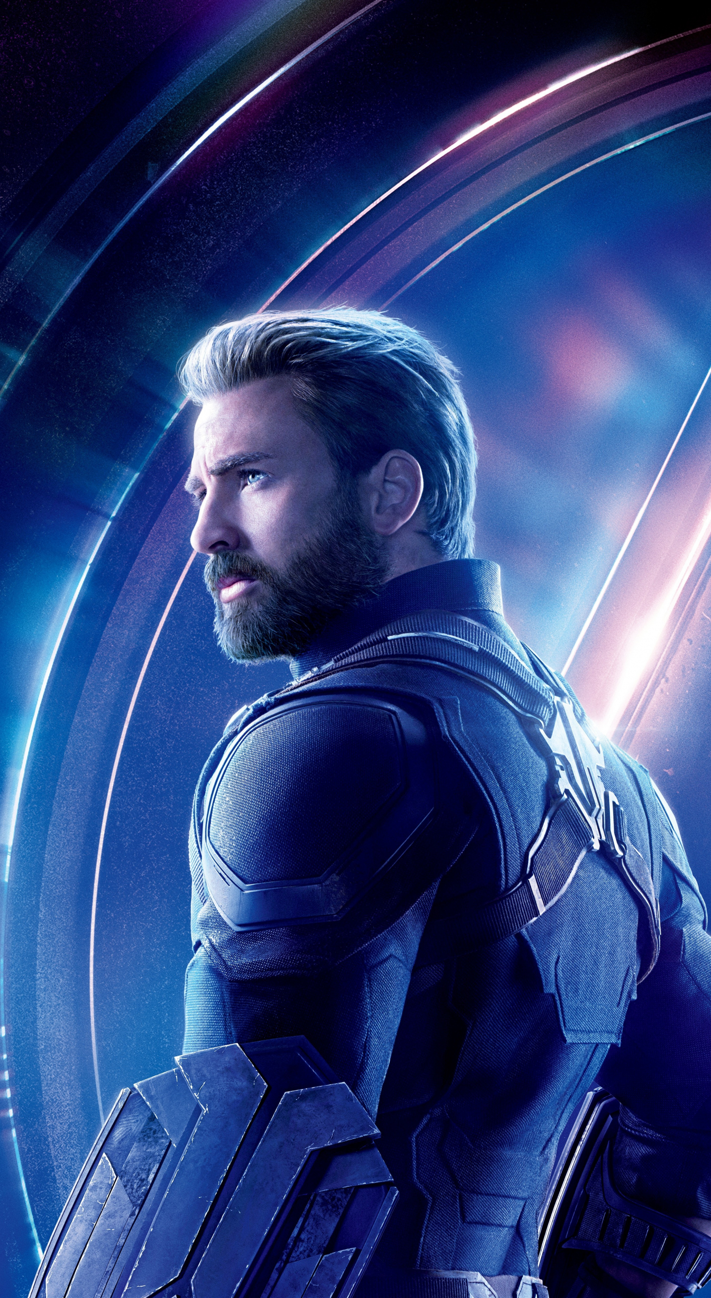 Download avengers: infinity war, chris evans, steve rogers, captain america, movie 1440x2630 wallpaper, samsung galaxy note 8, 1440x2630 HD image, background, 6596