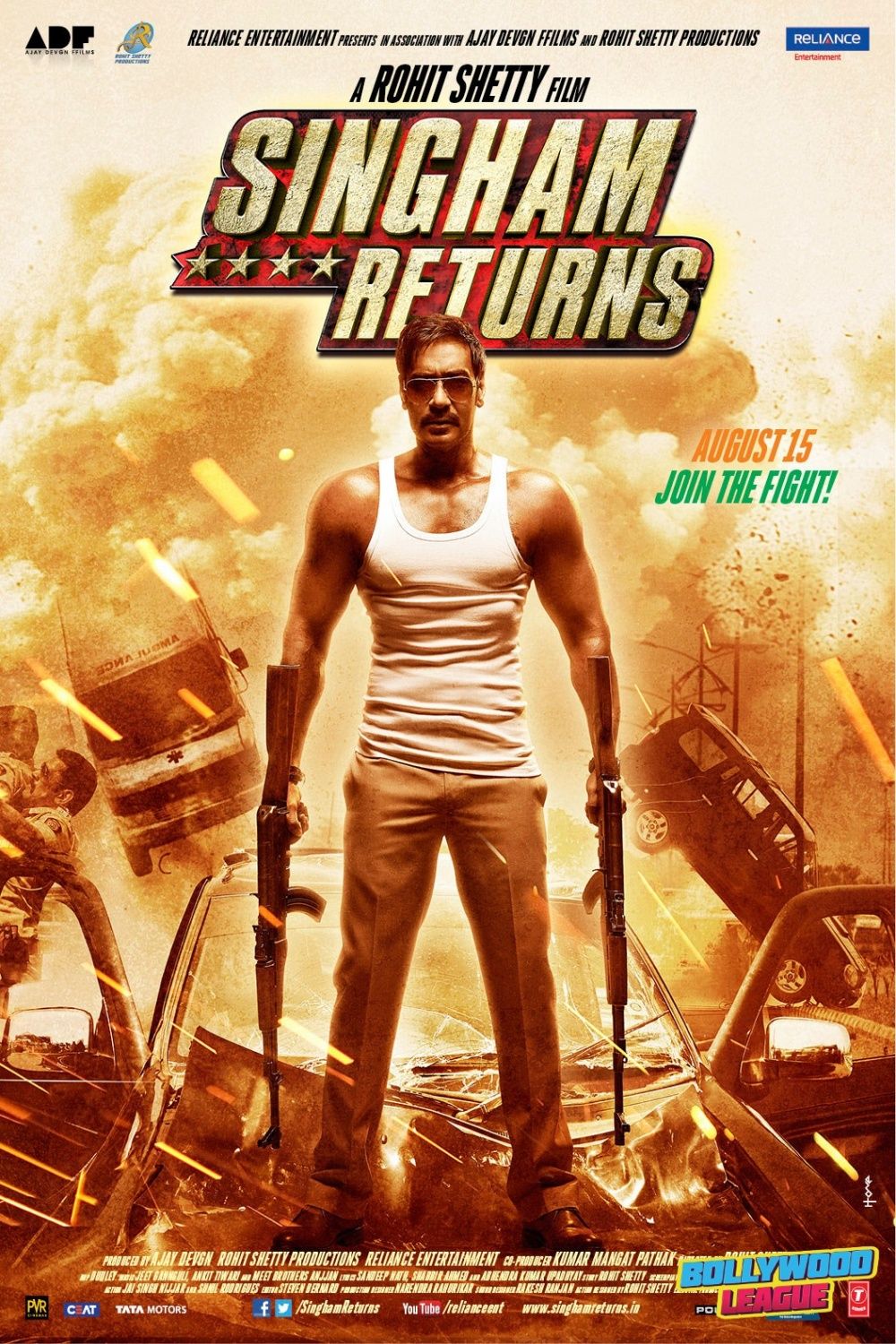 Singham Returns Ajay Devgn Movie Poster Wallpaper. Hindi movie song, Hindi movies, Movie songs