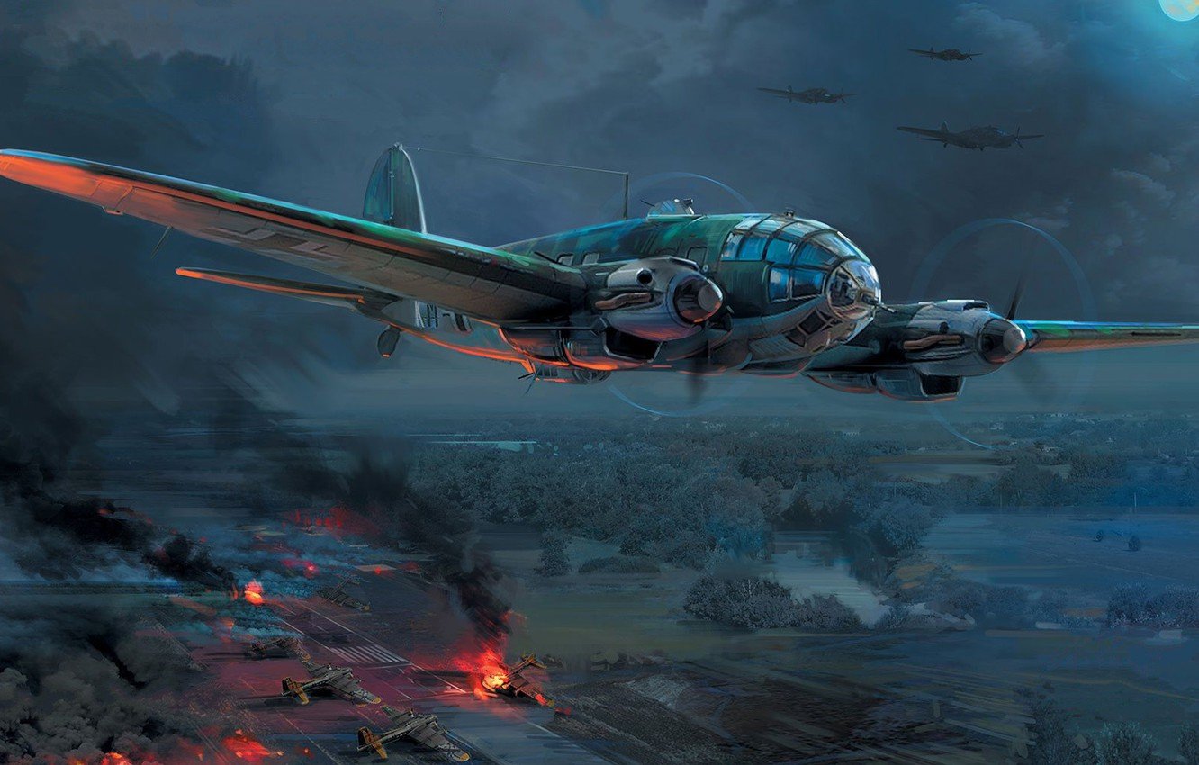 Heinkel He 111 Bomber Art Never Was - vrogue.co