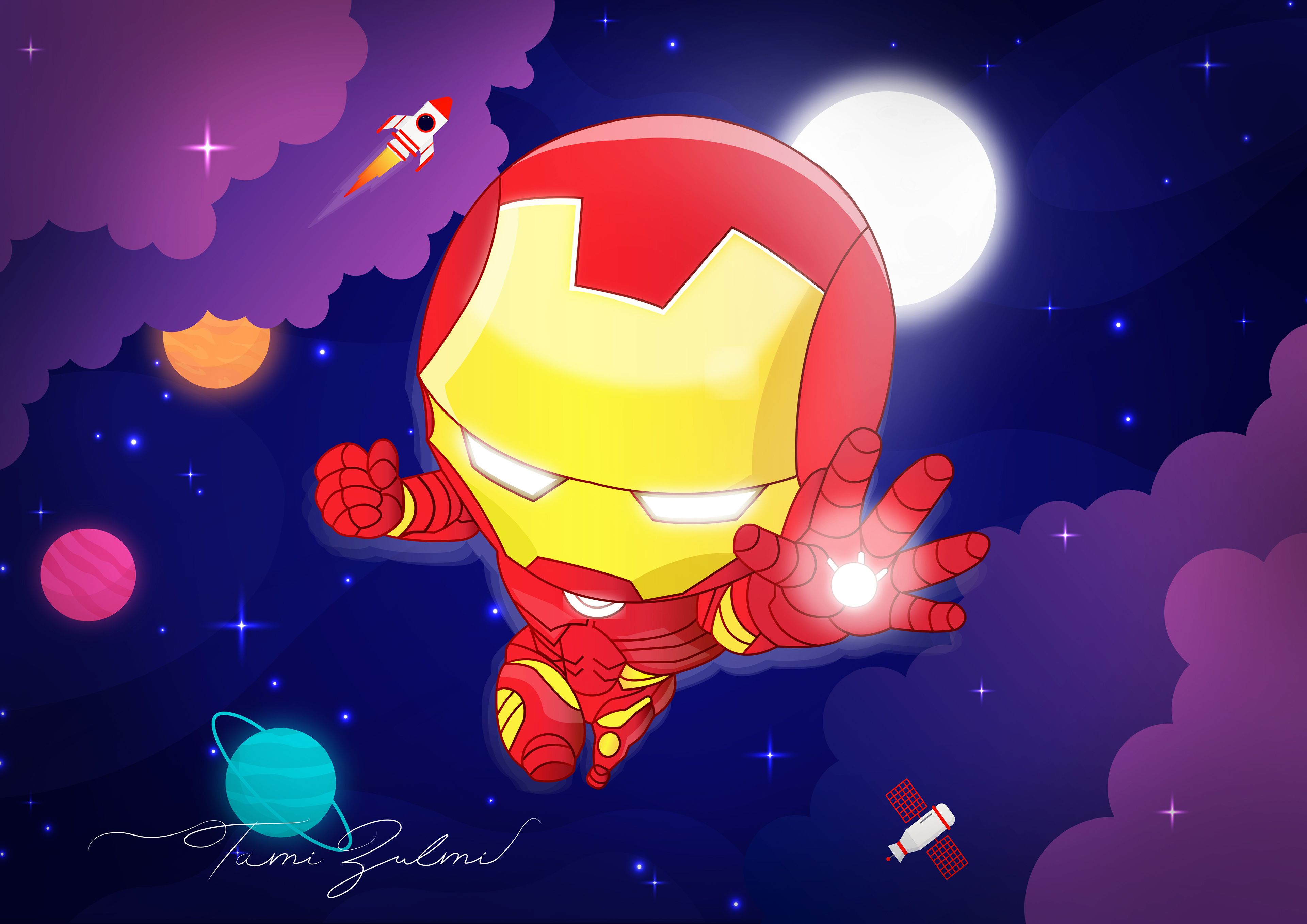 Chibi Iron Man Wallpaper