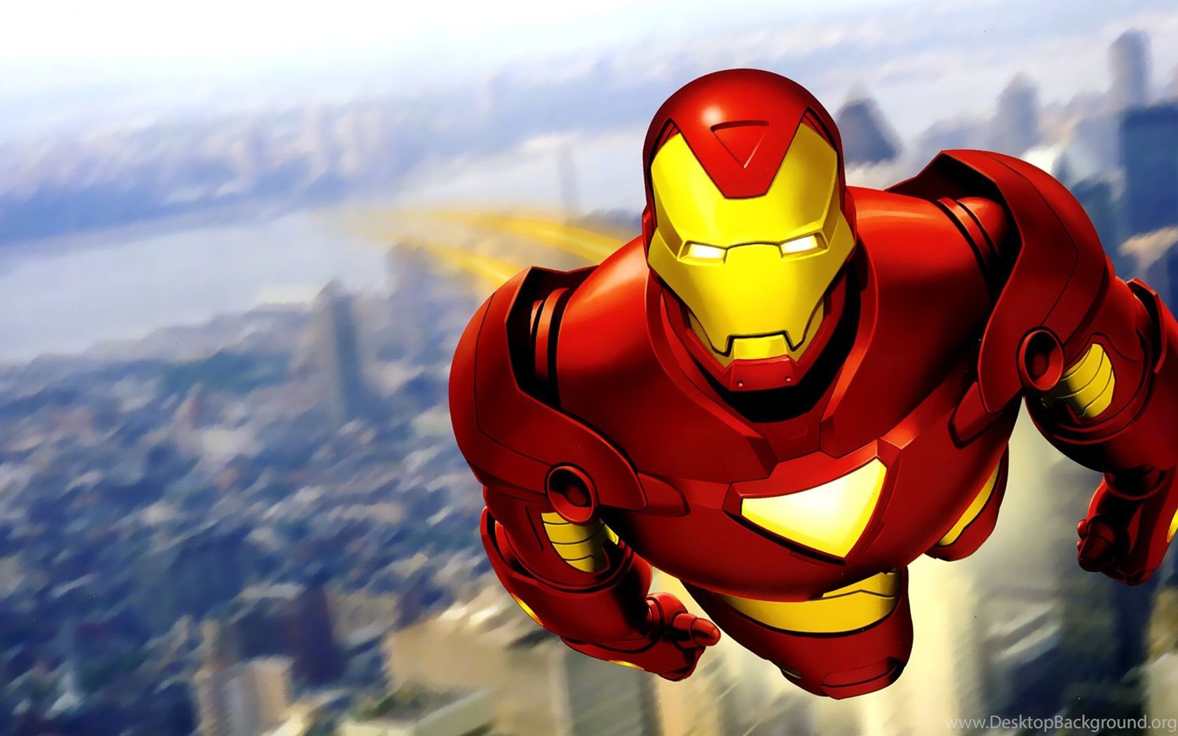Iron Man Comic Cartoon Wallpaper Desktop Background