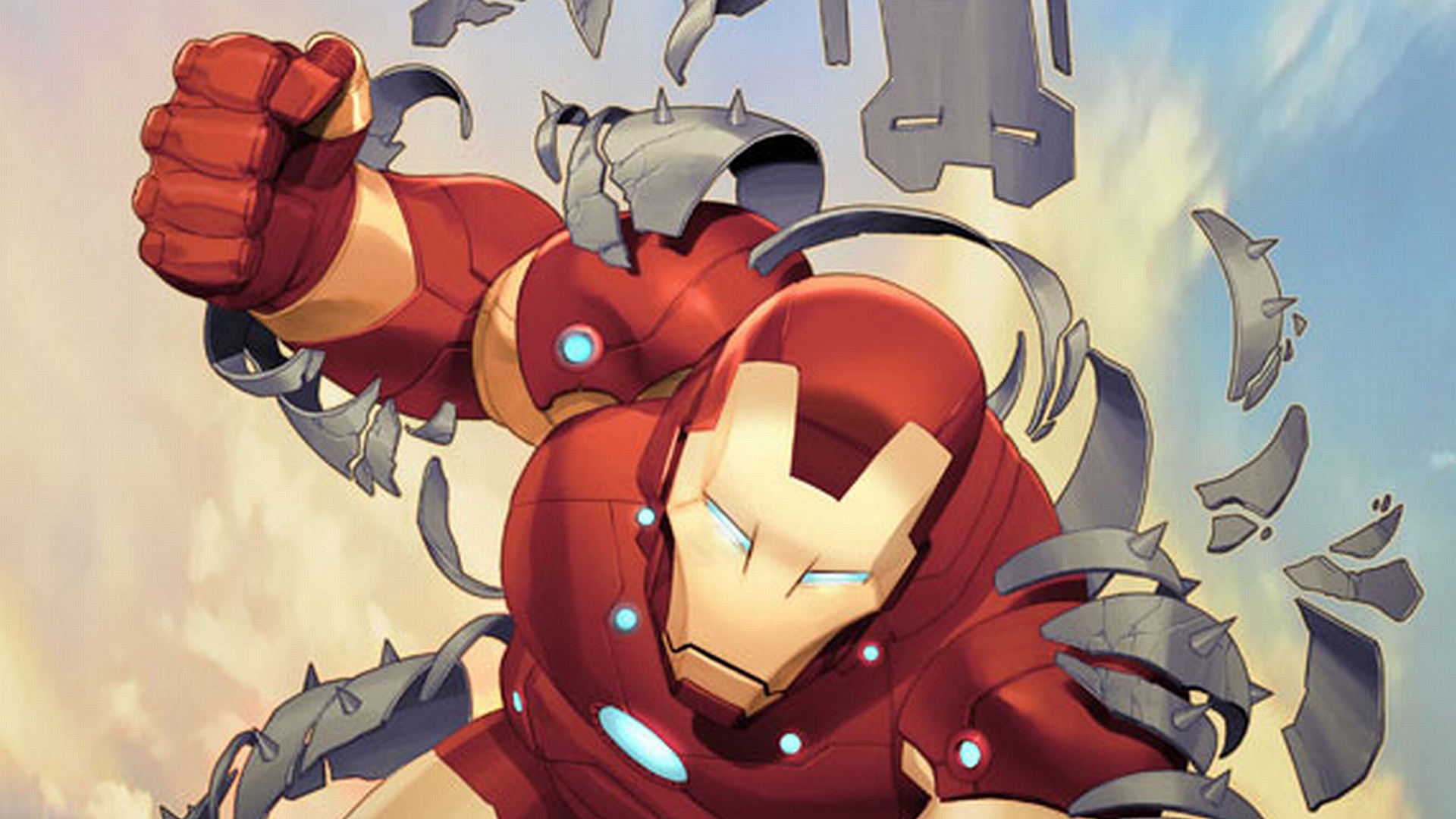 WALLPAPER SUPER HERO. GAMBAR SUPER HERO: HD Wallpaper Iron Man Cartoon