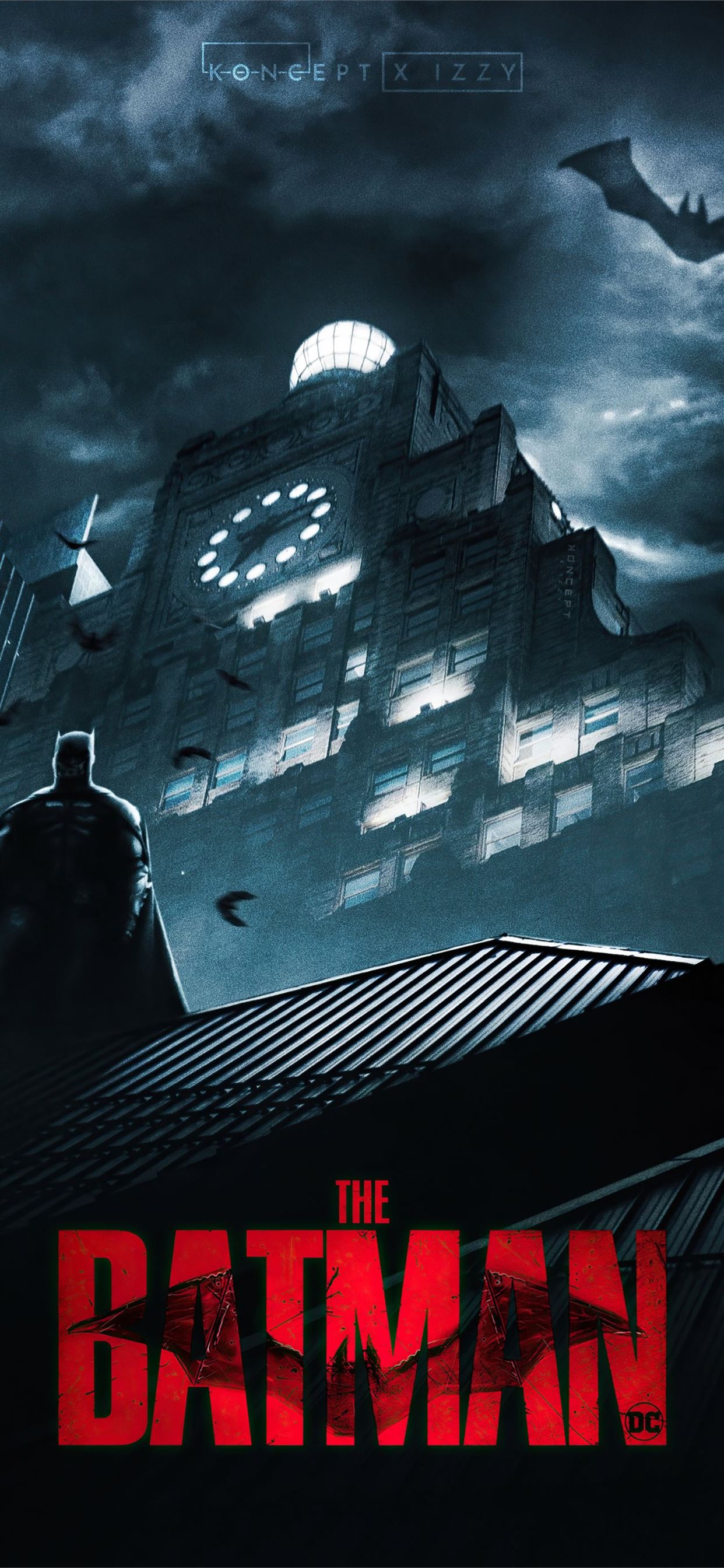 the batman 2022 fanart iPhone 11 Wallpaper Free Download