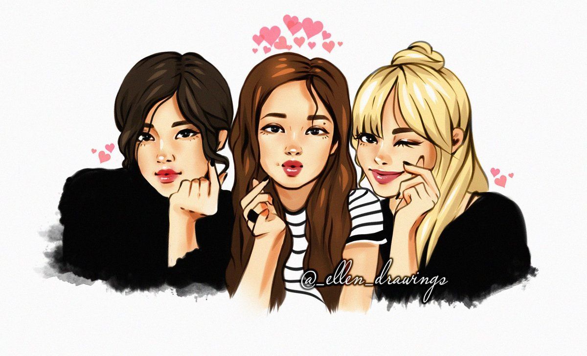 Three Best Friends Girls Wallpaper