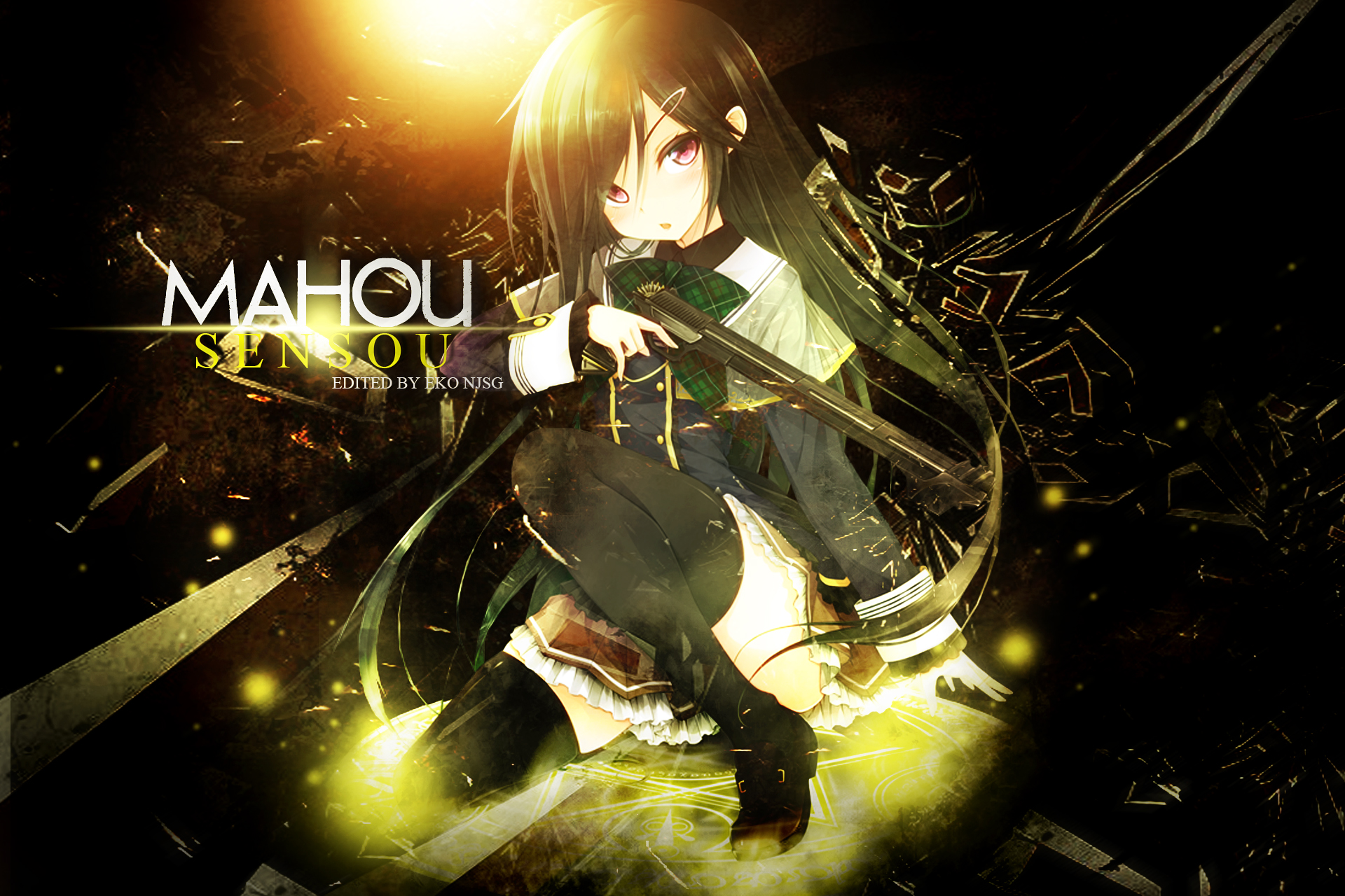 Mahou Sensou ideas. magical warfare, anime, magical