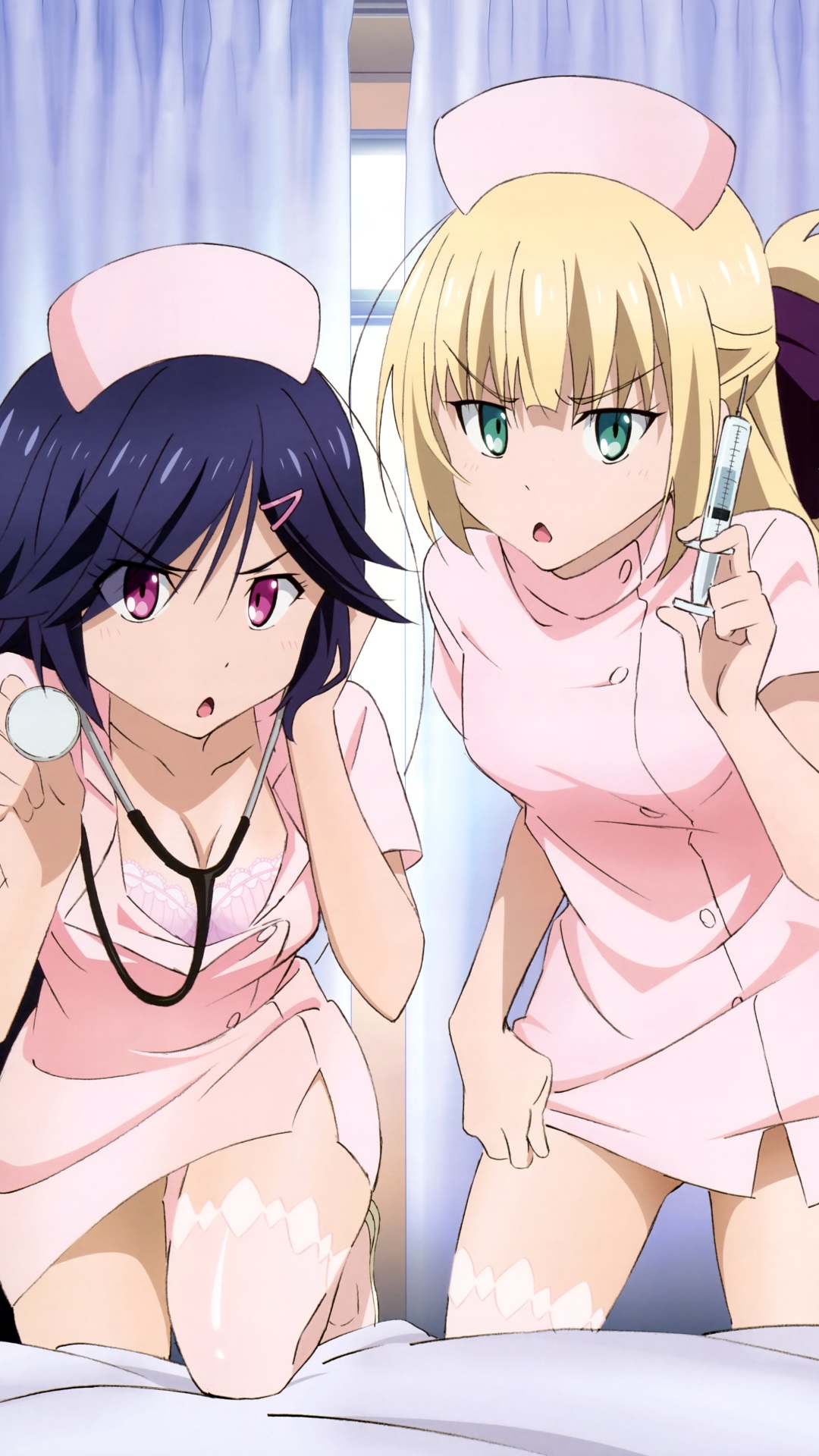 Magical Warfare Mahou Sensou.Mui Aiba HTC One wallpaper.Kurumi Isoshima.1080×1920