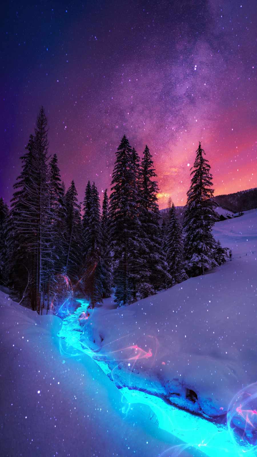 Magical Winter Forest IPhone Wallpaper Wallpaper, iPhone Wallpaper