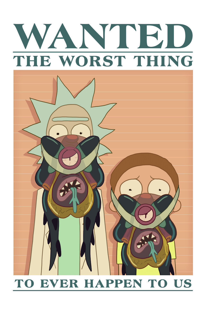 Wall Art Print Rick & Morty. Gifts & Merchandise