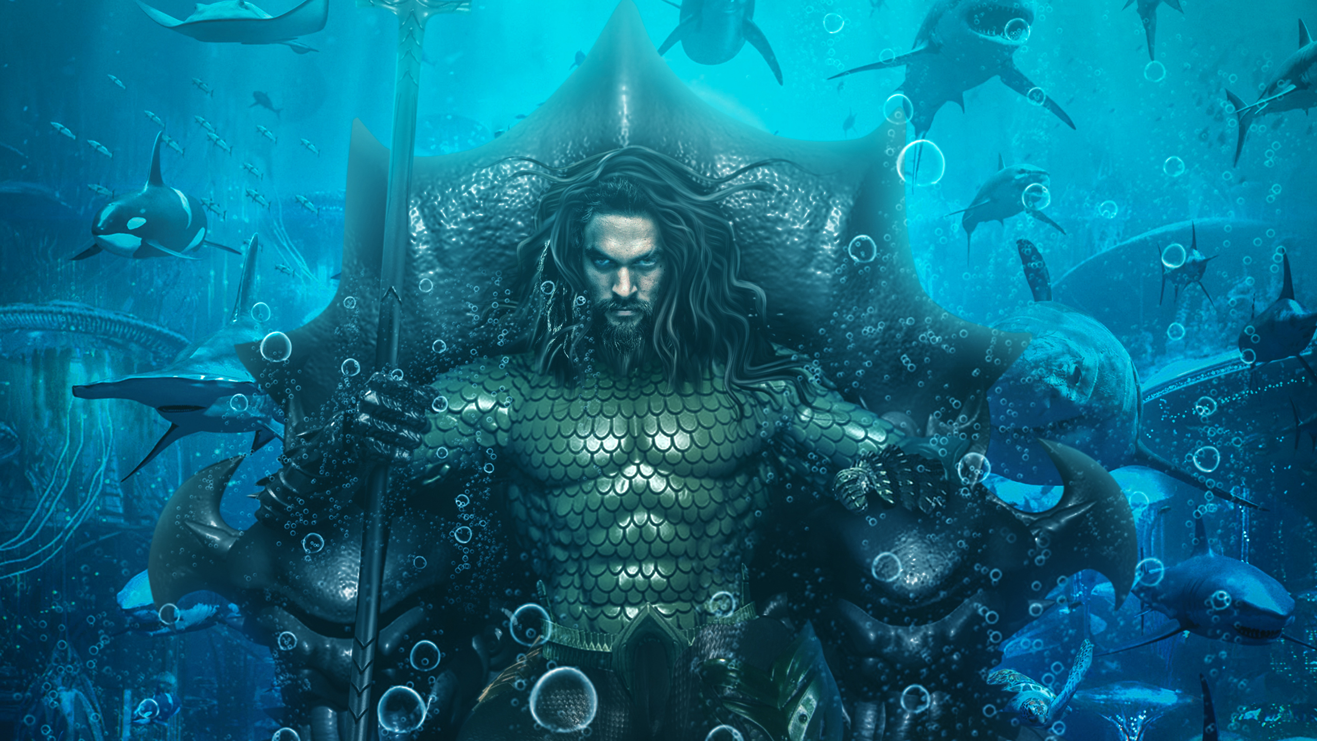Aquaman, Jason Momoa, Movie, Poster Wallpaper & Background Image