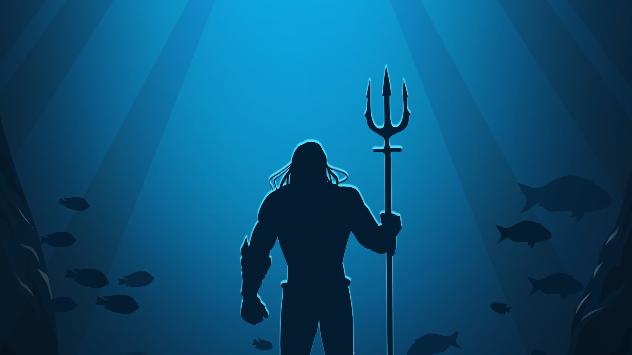 Aquaman Minimalist Wallpaper Free Aquaman Minimalist Background