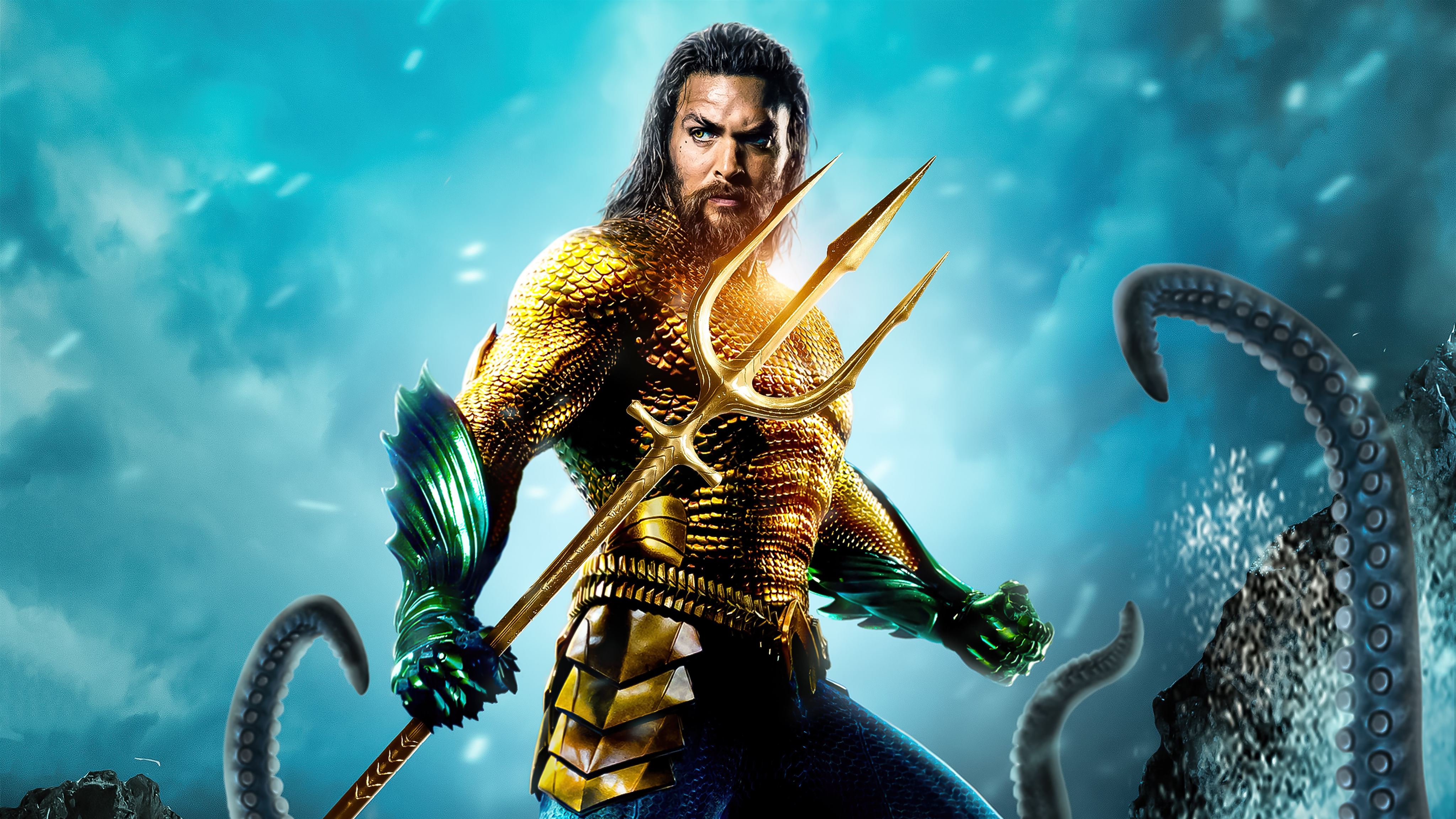 aquaman 2 poster design MacBook Air Wallpaper Download