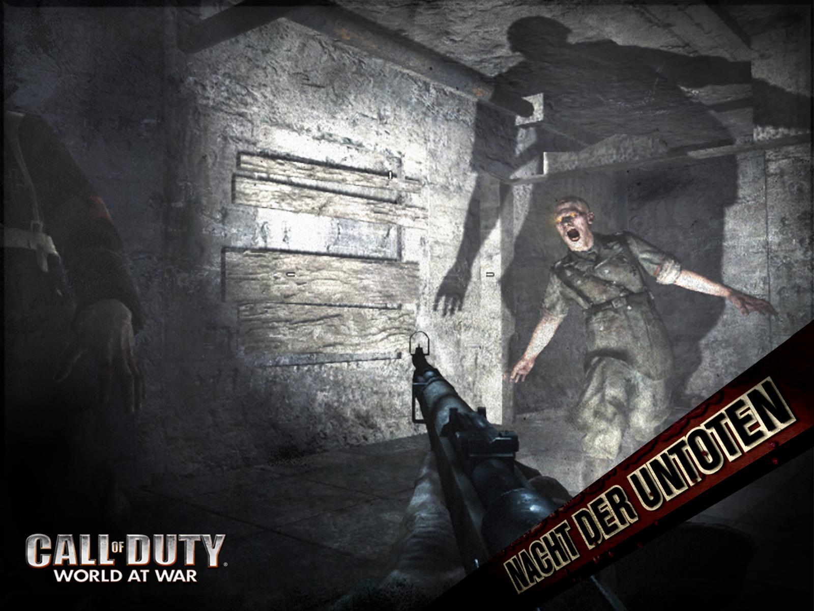 Attack By Flashlight Of Duty World At War Wallpaper