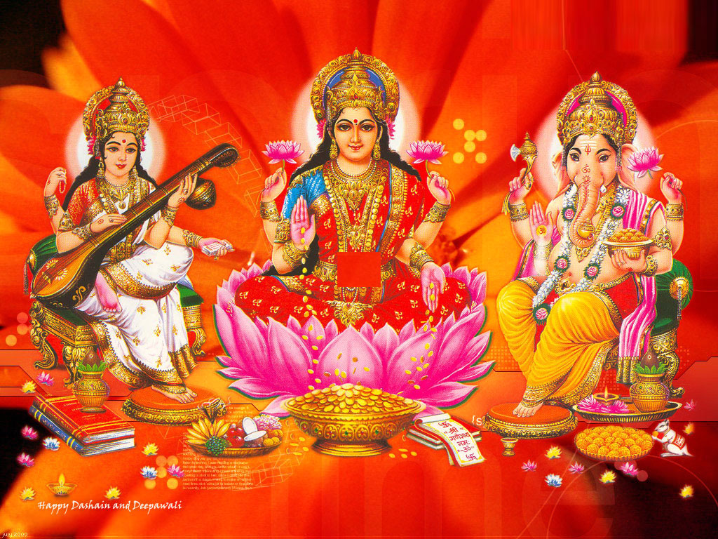 Laxmi Ganesh Saraswati Wallpaper Free Laxmi Ganesh Saraswati Background