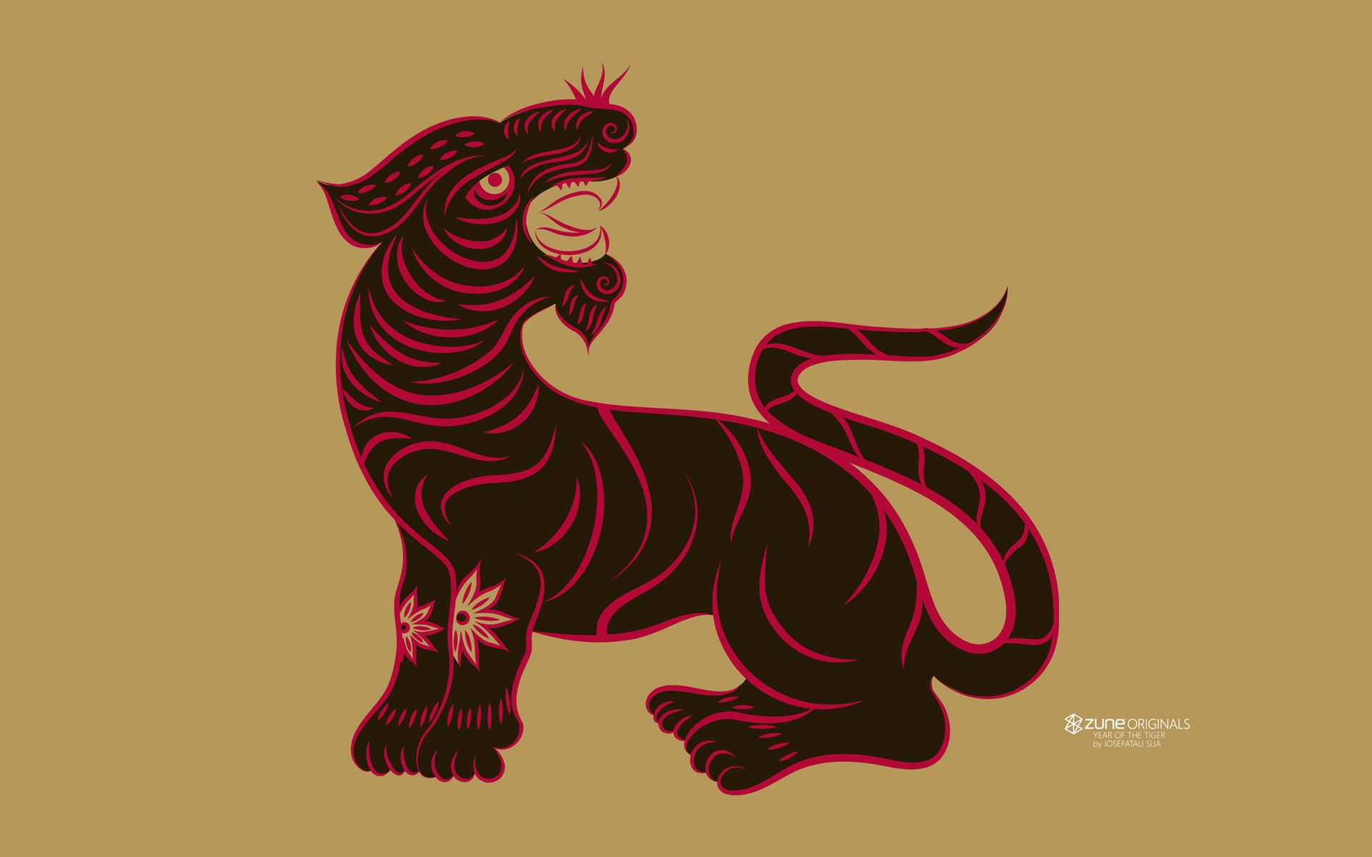 Chinese Zodiac Wallpaper: year of the Tiger. Year of the tiger, Zodiac, Chinese zodiac