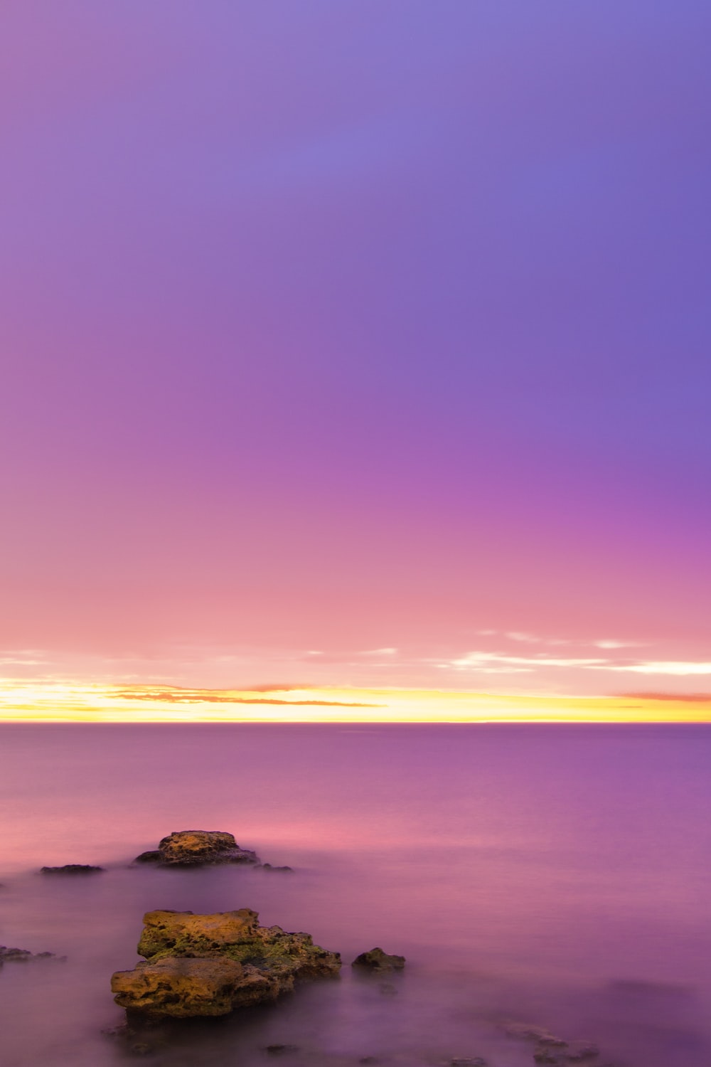 Purple Ocean Picture. Download Free Image