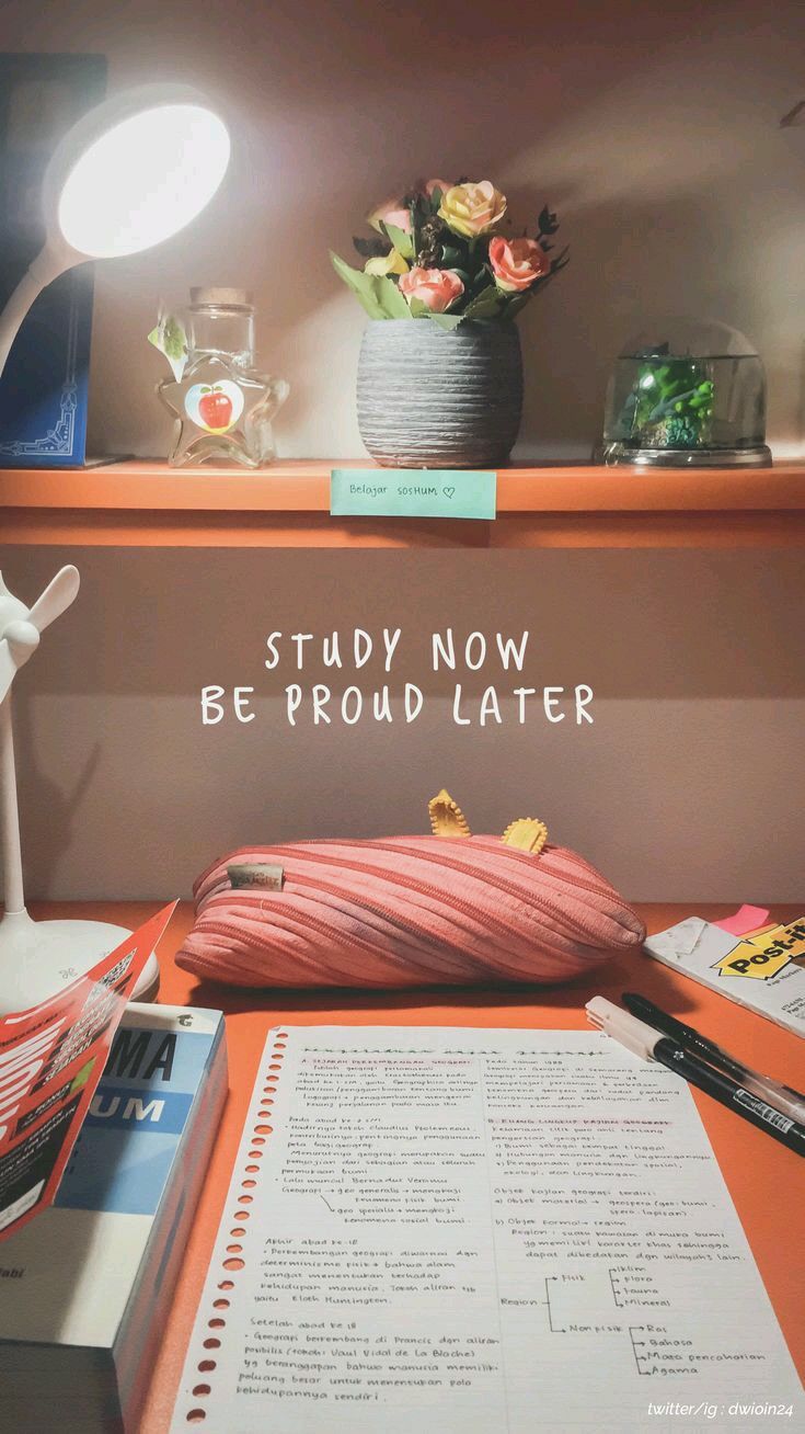 Study Now Be Proud Later Wallpaper & Background Download