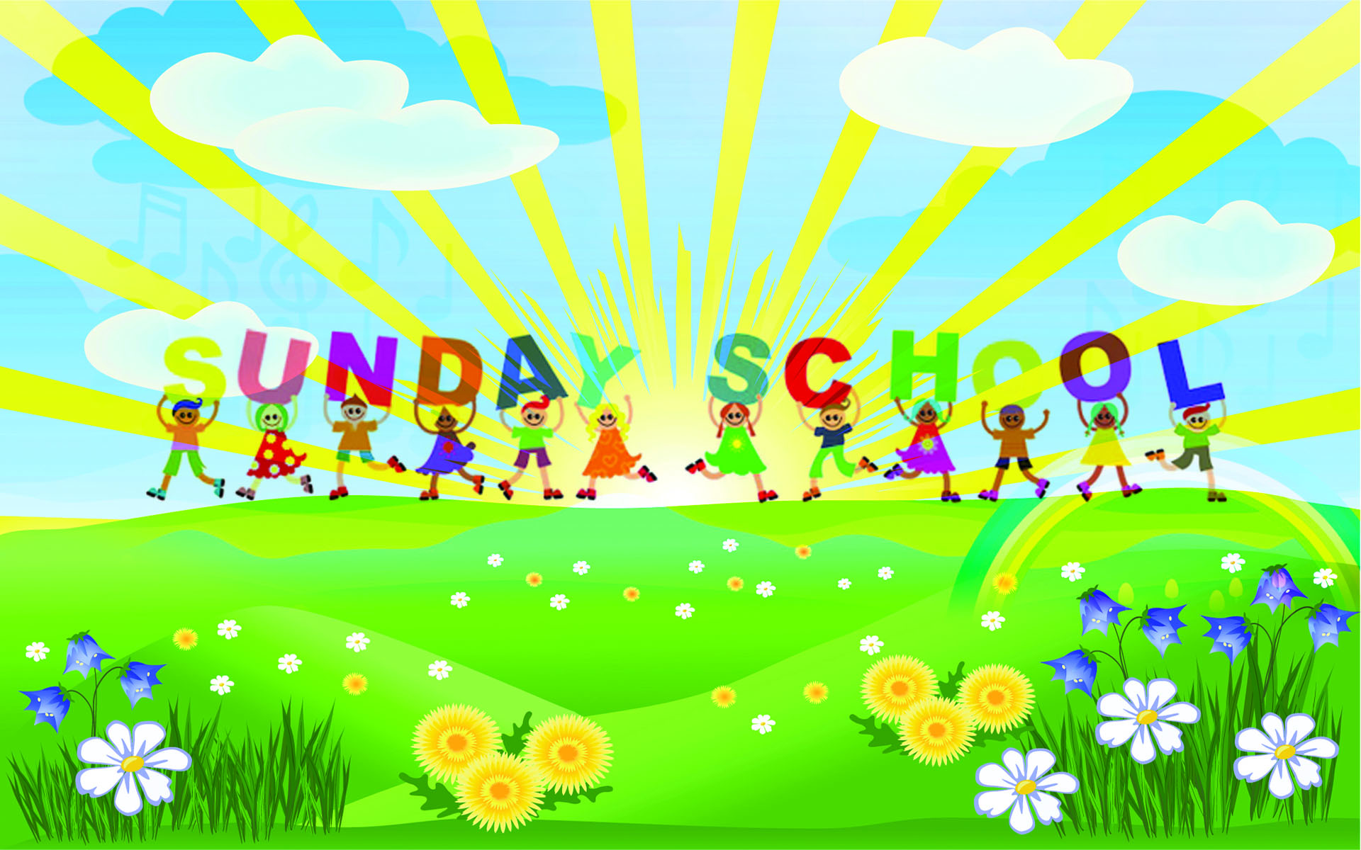 Children Sunday School Background