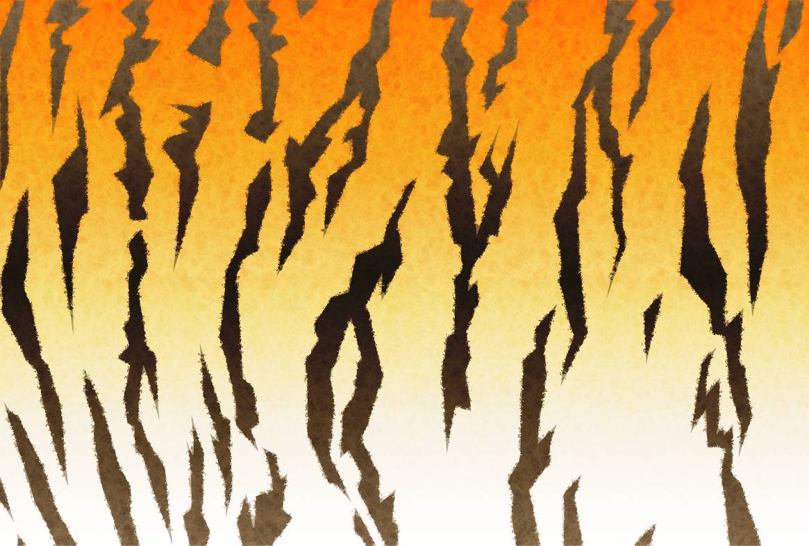 Tiger Pattern Background For PowerPoint PPT