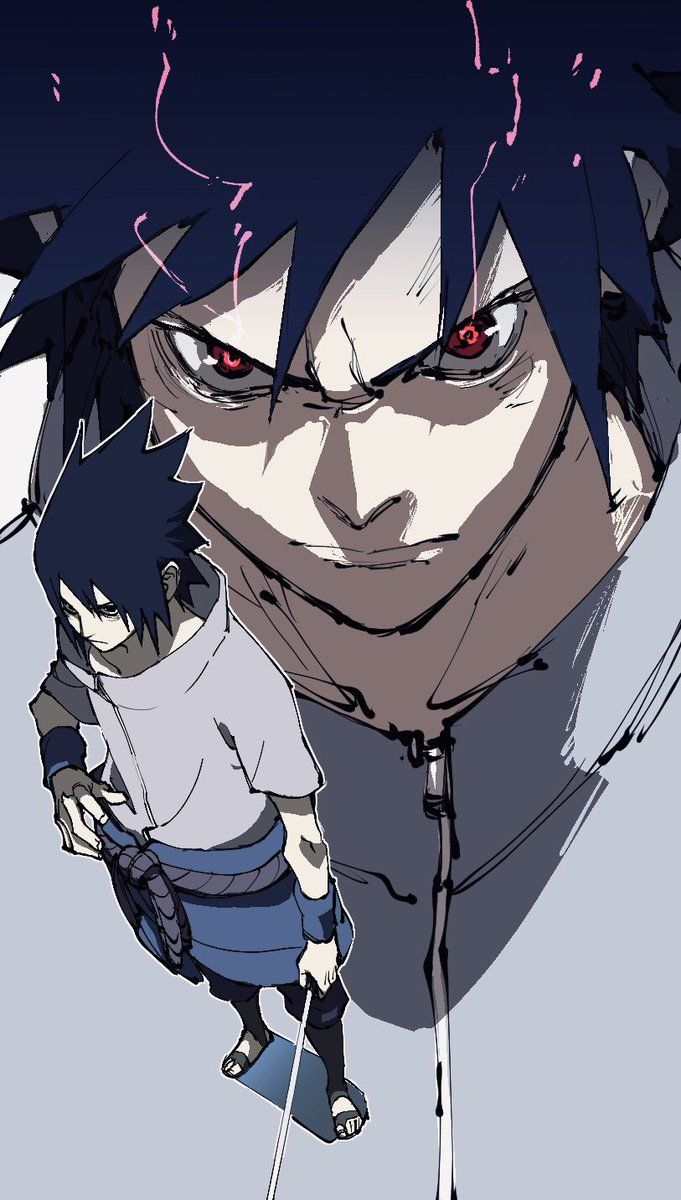 清水川 on Twitter. Naruto, Naruto drawings, Sasuke uchiha