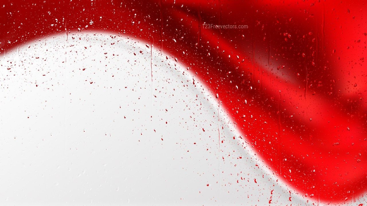 red water background