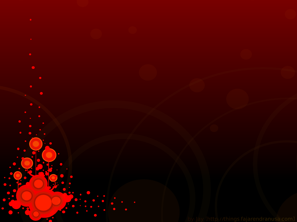 Red O Splash Background For PowerPoint and Textures PPT