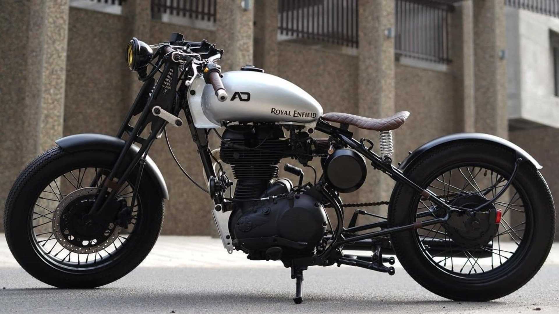 Royal Enfield's Classic 350 Transforms into a Vintage Bobber