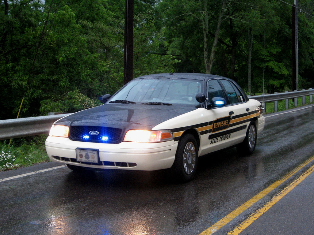 Tennessee Highway Patrol Cruiser. THP Cruiser at the scene