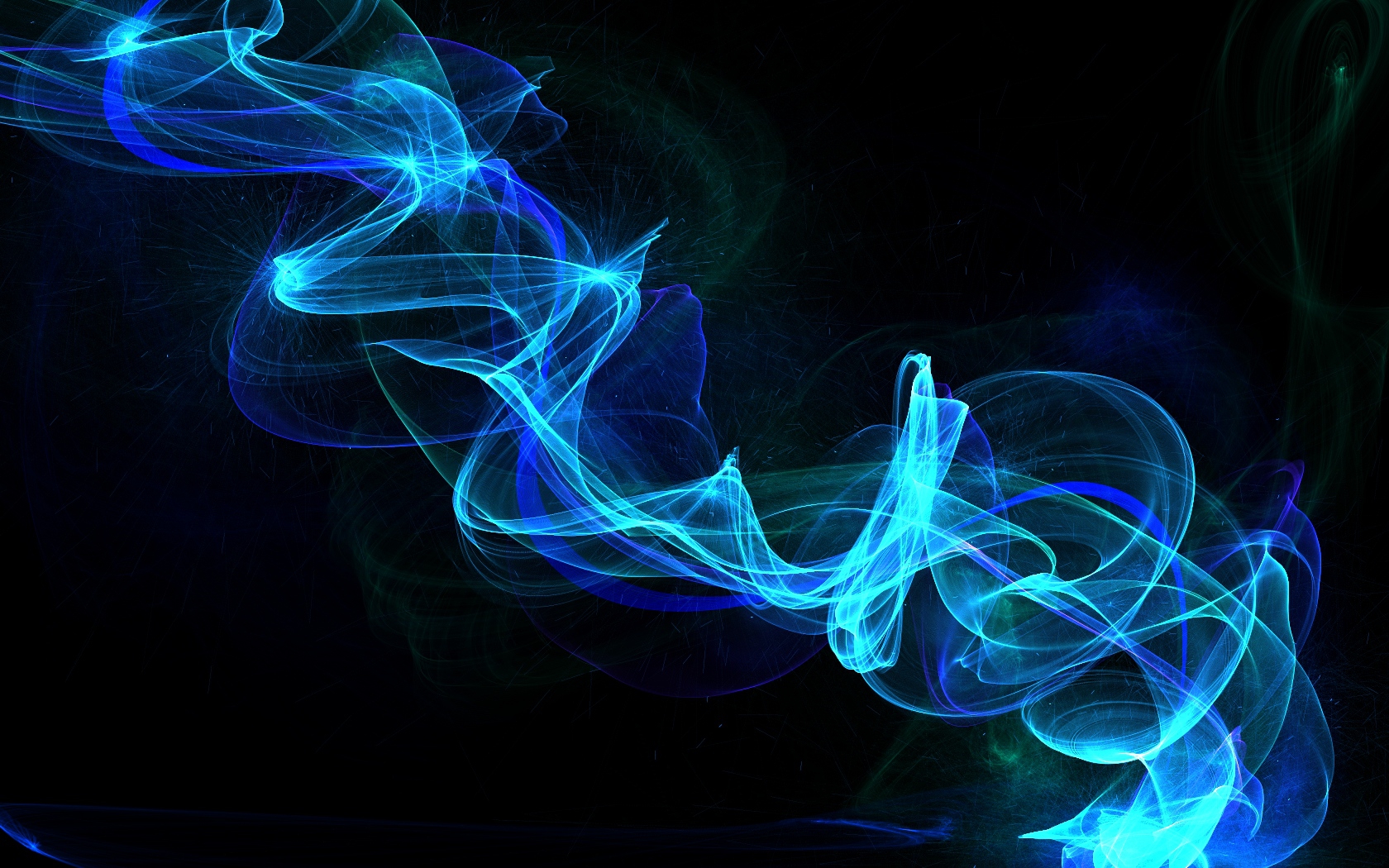 Blue Smoke Abstract Wallpaper