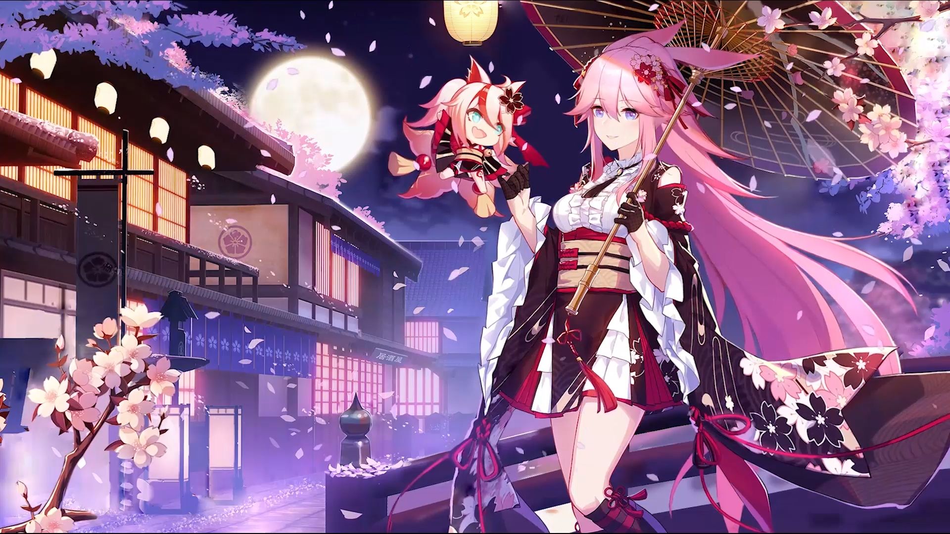 Honkai Impact 3 Sakura Festival 1080P 60FPS [Wallpaper Engine Anime] 4K of Wallpaper for Andriod