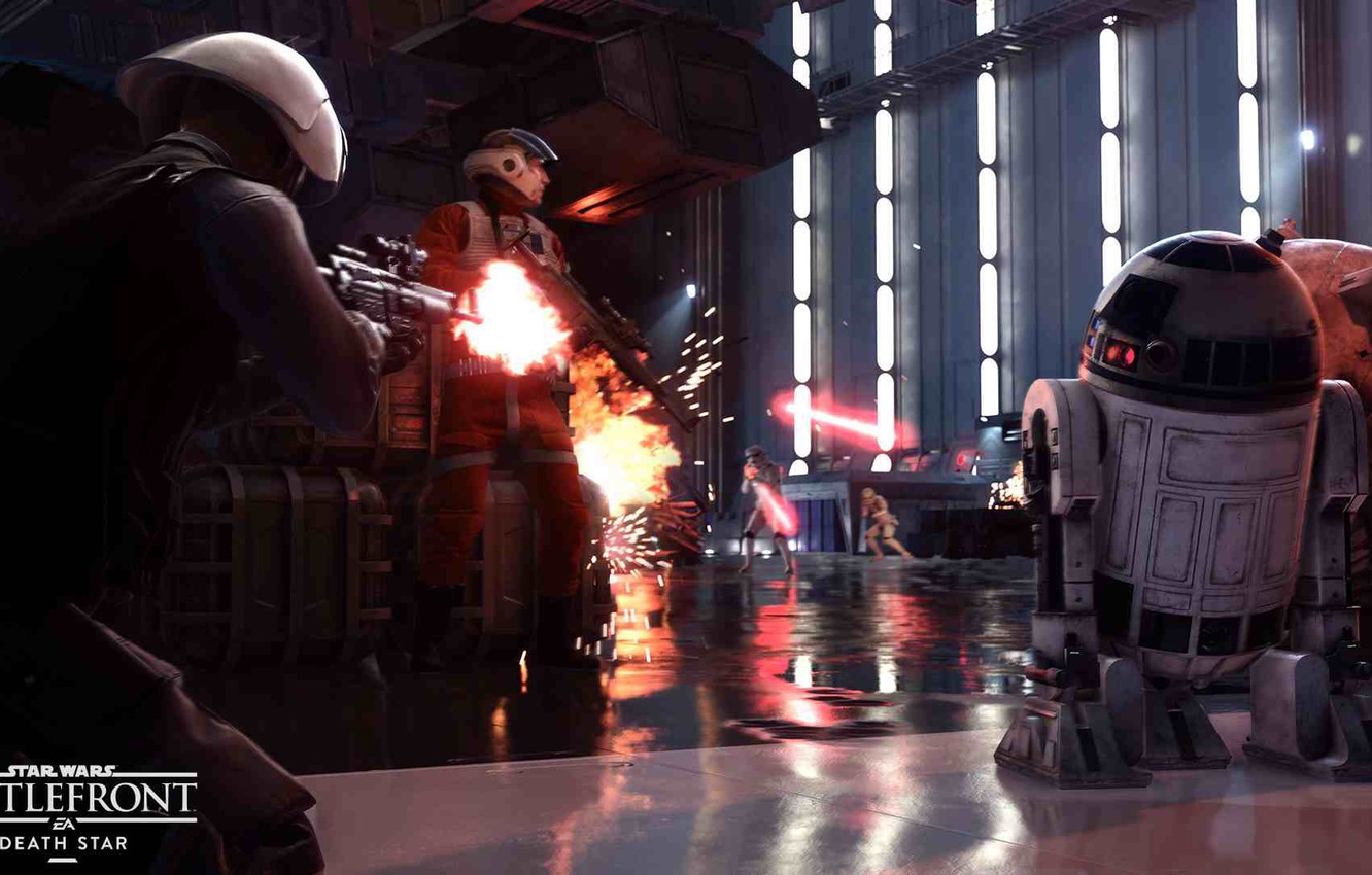 Wallpaper Game, Electronic Arts, Stormtroopers, R2 D2, DICE, The Death Star, The Rebels, Stormtroopers, Death Star, Rebels, Star Wars Battlefront Image For Desktop, Section игры