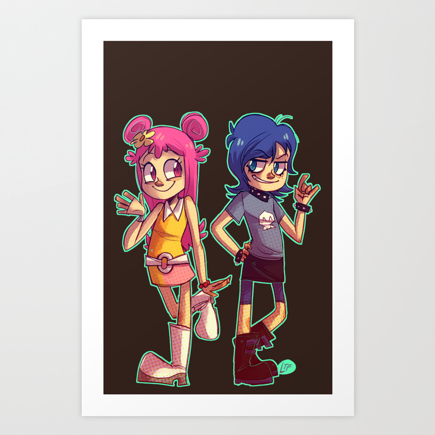 Hi Hi Puffy Ami Yumi Art Print