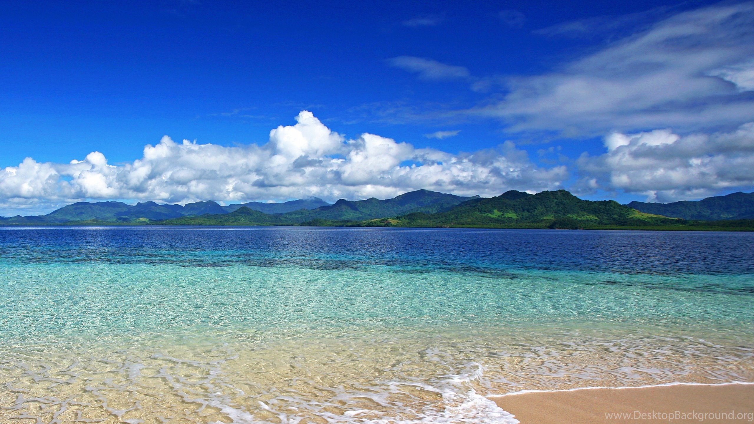 Fiji Beach, Sea, 2560x1440 HD Wallpaper And FREE Desktop Background