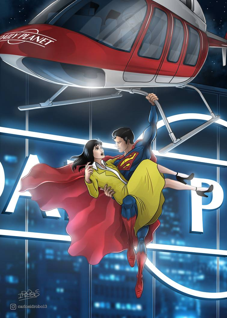 Superman 1978 homage. Superman art, Superman artwork, Superman movies