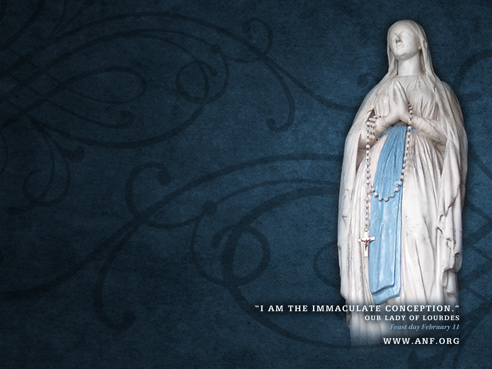 Our Lady Of Lourdes Wallpaper