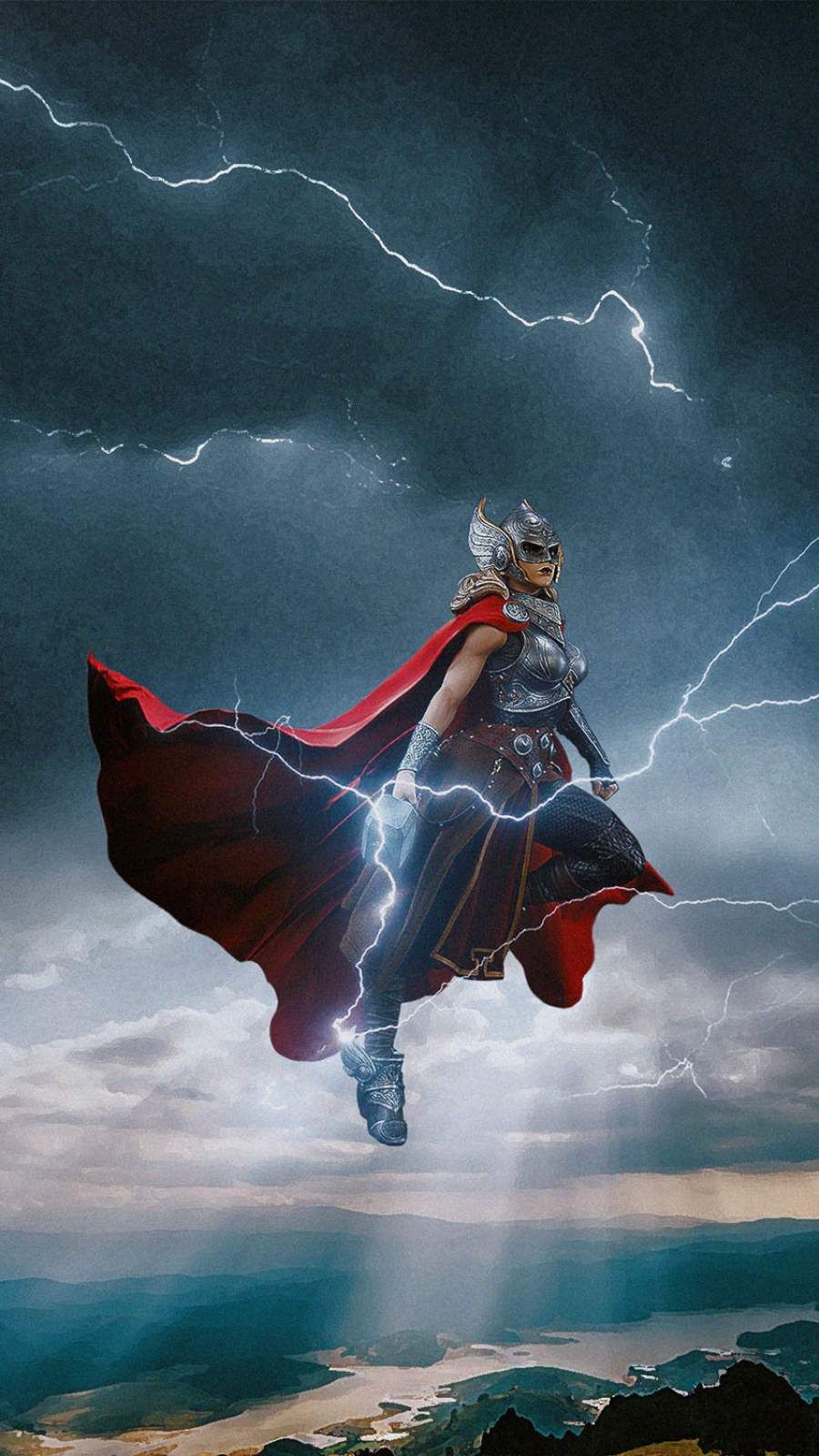 Female Thor iPhone Wallpaper. Female thor, Marvel, Thor