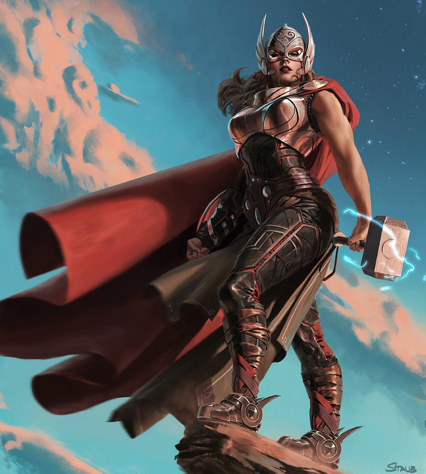 Lady Thor Wallpaper