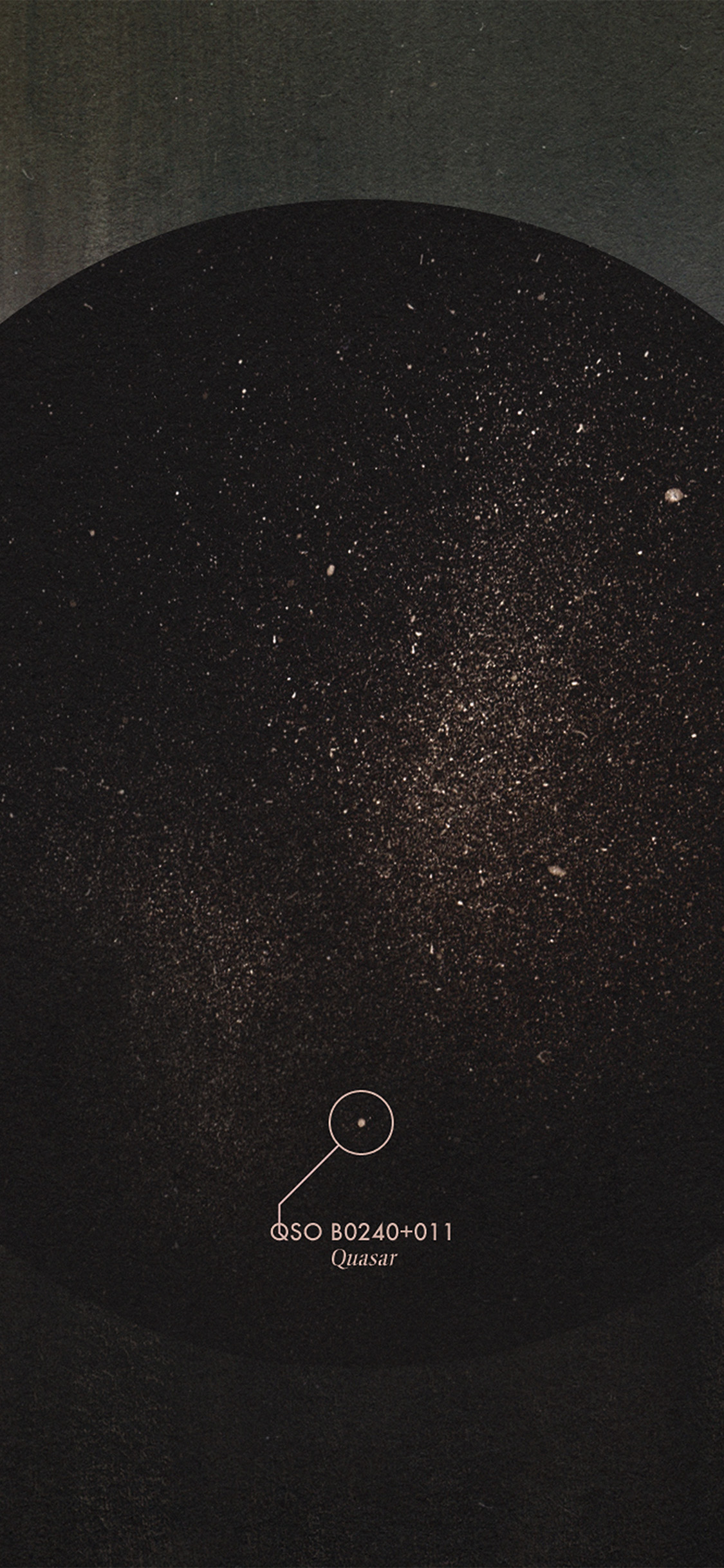 iPhone X wallpaper. simple minimal space circle art illustration dark