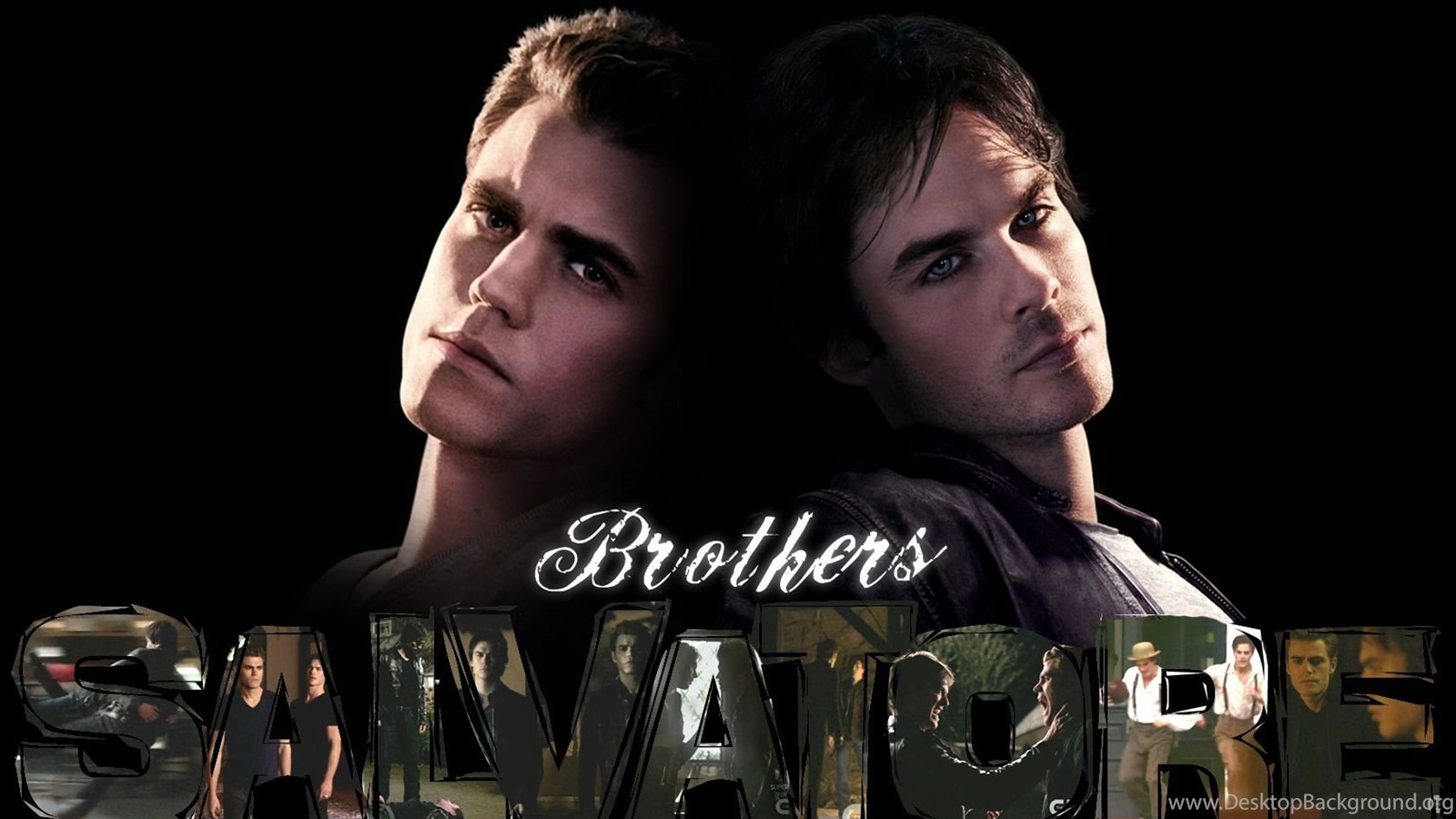 Stefan & Damon Damon And Stefan Salvatore Wallpaper 17122408. Desktop Background