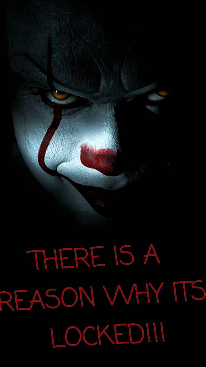 Pennywise thing. Dont touch my phone wallpaper, Scary wallpaper, Funny lockscreen