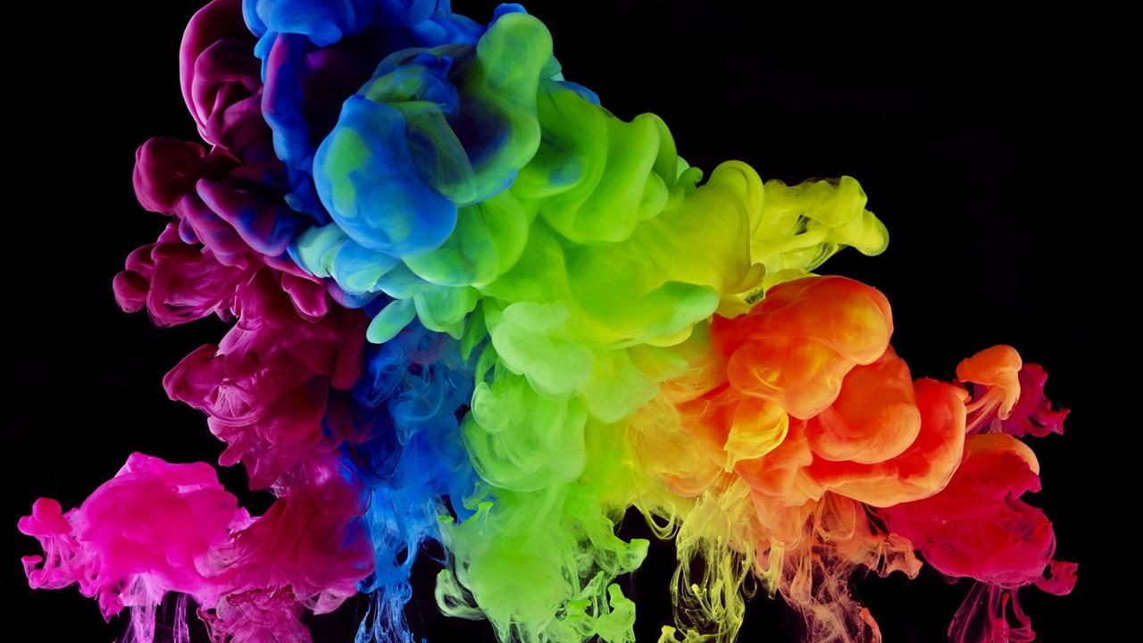 HighSpeed Photography of Colorful Ink Diffusion in Water  Free Stock Photo