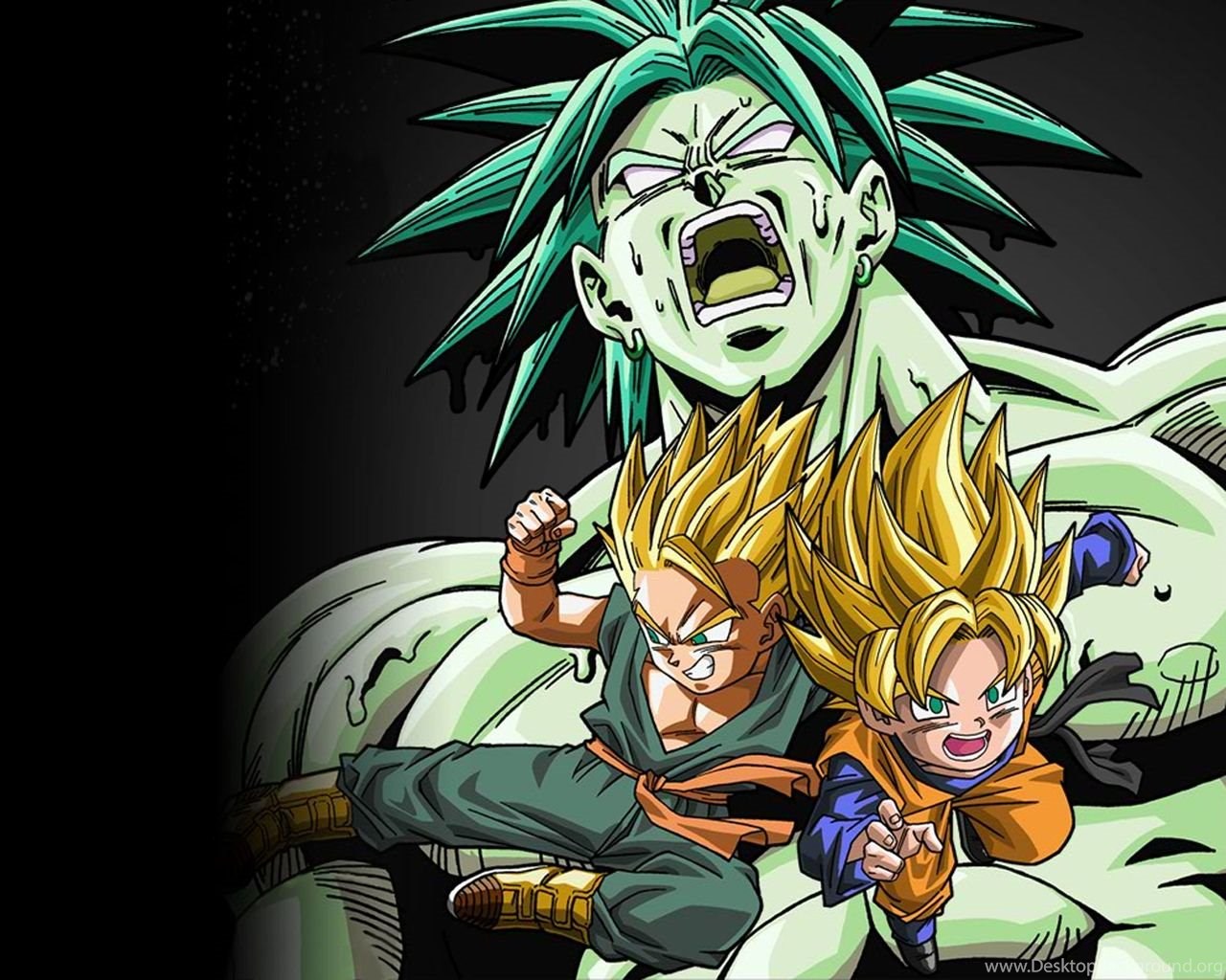 Picture > Dragon Ball Z Goten And Trunks Vs Broly Desktop Background
