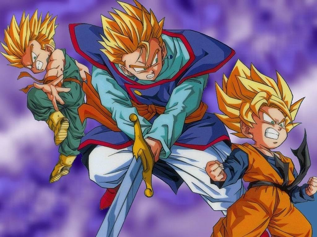 gohan and trunks fusion wallpaper