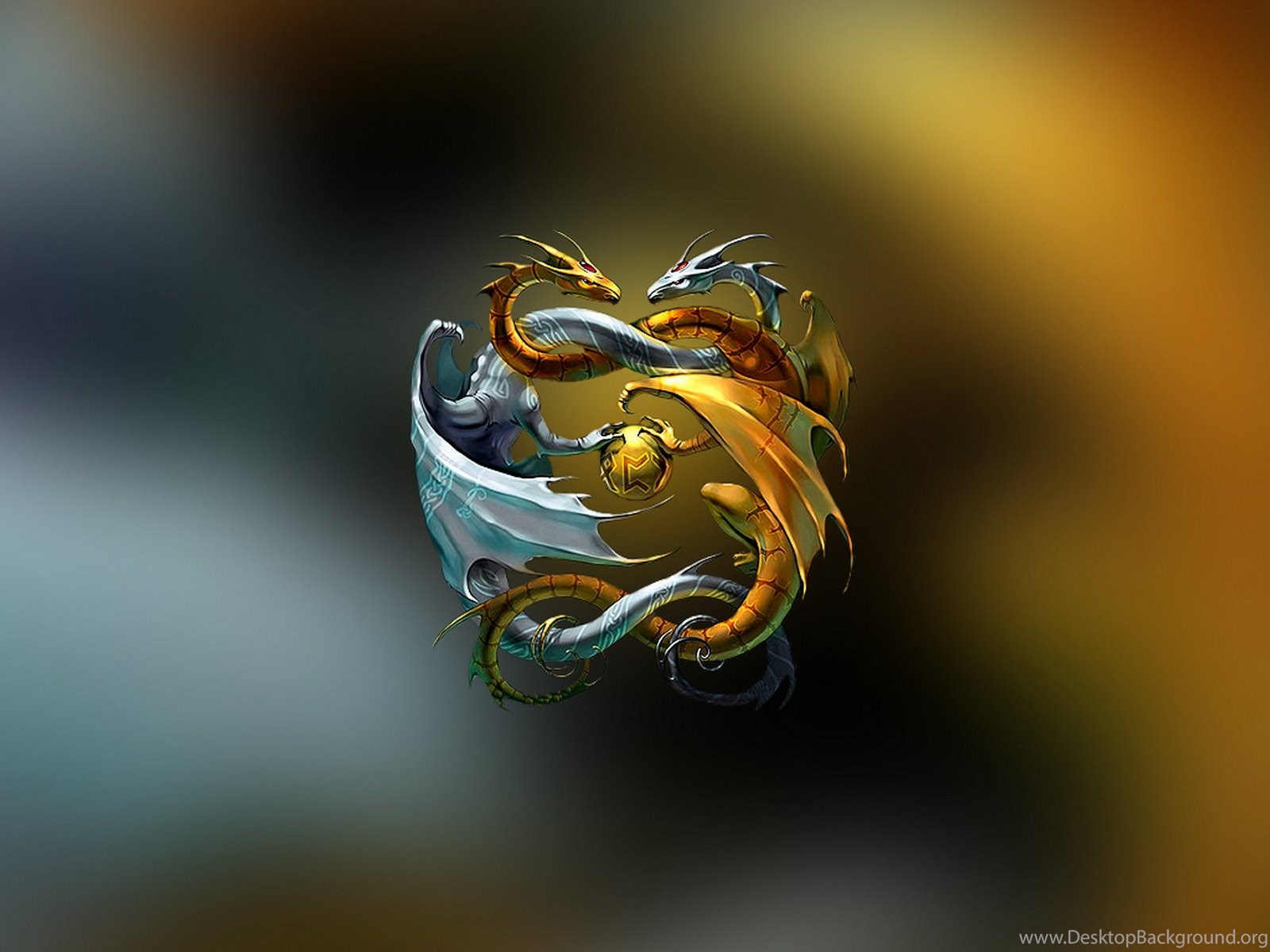 Free Download Martial Art Yin Yang Logo And Wallpaper 03 4853. Desktop Background